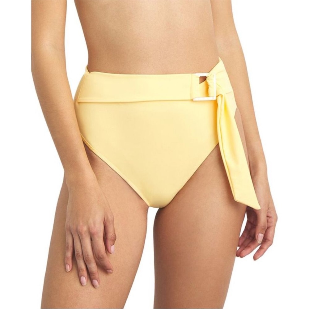 NEW NWT Onia Anais Swim Bottoms belted Large Yellow